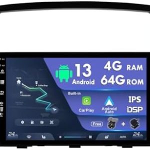 Autoradio pour Mitsubishi Pajero 4 V80 V90 2006-2014 à écran Tactile 9" HD IPS Android 12 avec caméra de recul GPS Bluetooth/WLAN/Commande au Volant/Dab