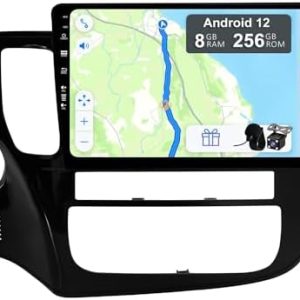 Autoradio pour Mitsubishi Outlander (2012-2018) 2 Din YUNTX CarPlay/Android Auto/DSP/GPS Écran Tactile Caméra MIC-Dab/Bluetooth 5.0/MirrorLink