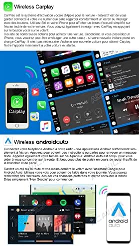 Autoradio pour Peugeot 207 ACAVICA Android (2006-2014) avec Écran Tactile WiFi Bluetooth Navigation GPS et Carplay WiFi commande au volant – Image 4