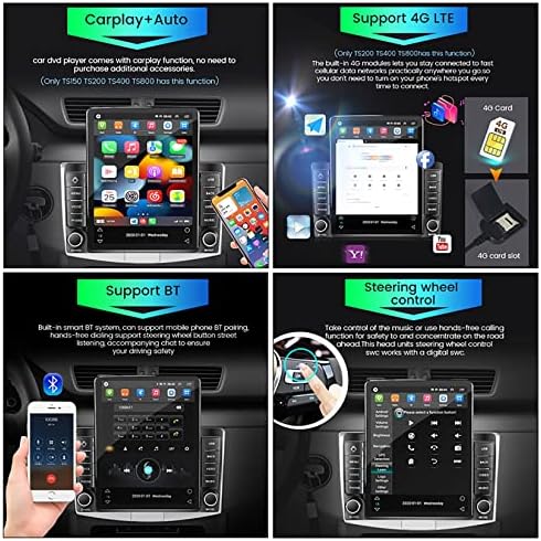 Autoradio 2 din Android 11 pour Citroen C5 2008-2017 9.7" Écran Tactile Bluetooth GPS WiFi USB Caméra Arrière - SEO: Autoradio 2 din Android 11 pour Citroen C5 2008-2017 9.7" – Image 4