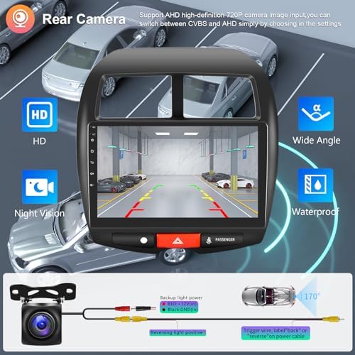 Autoradio Android 2GB 64GB pour Mitsubishi ASX/Peugeot 4008/Citroen C4 - Carplay Android Auto, Mirror Link, GPS 10,1" WiFi FM RDS – Image 6