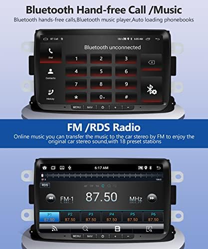 Autoradio 2 Din Android pour Renault Dacia avec GPS WiFi Bluetooth Caméra de Recul – Image 4