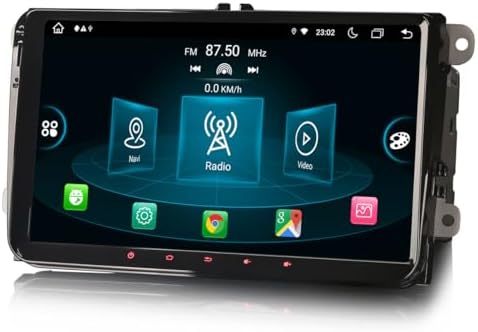 Autoradio Erisin 9 Pouces Android 13 pour VW T5 Polo Passat Golf 5/6 Touran Tiguan Caddy - GPS, Bluetooth, CarPlay sans Fil, Android Auto – Image 9