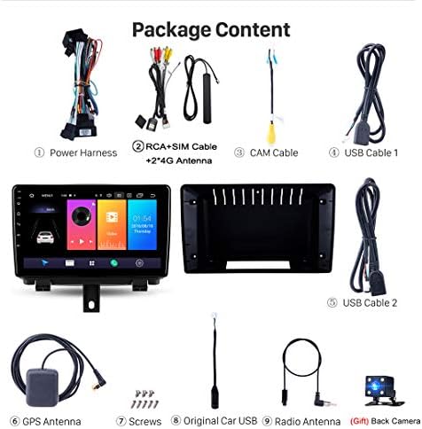 Autoradio Buladala Android 9.1 9 Pouces pour Audi Q3 2011-2018 - GPS, FM AM RDS, Dab DSP, Bluetooth, Commande Au Volant – Image 6